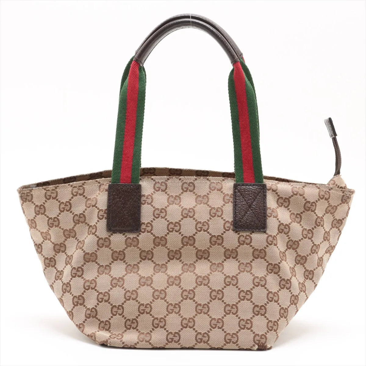 Gucci GG Canvas Mini Boat Tote — with Web Stripe