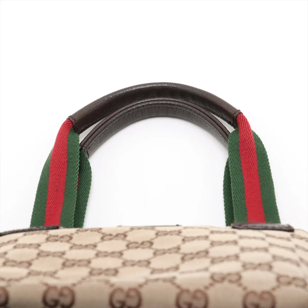 Gucci GG Canvas Mini Boat Tote — with Web Stripe