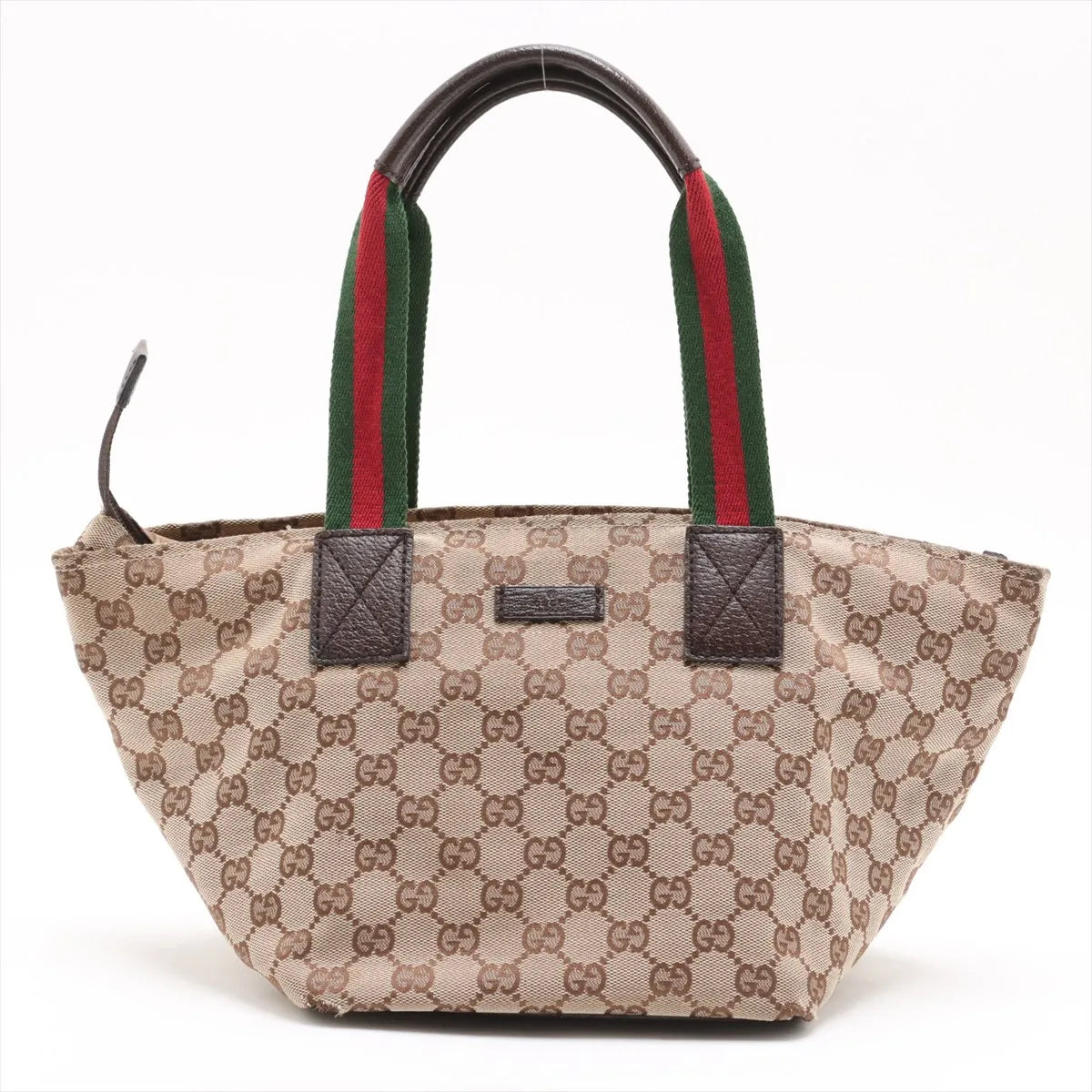 Gucci GG Canvas Mini Boat Tote — with Web Stripe