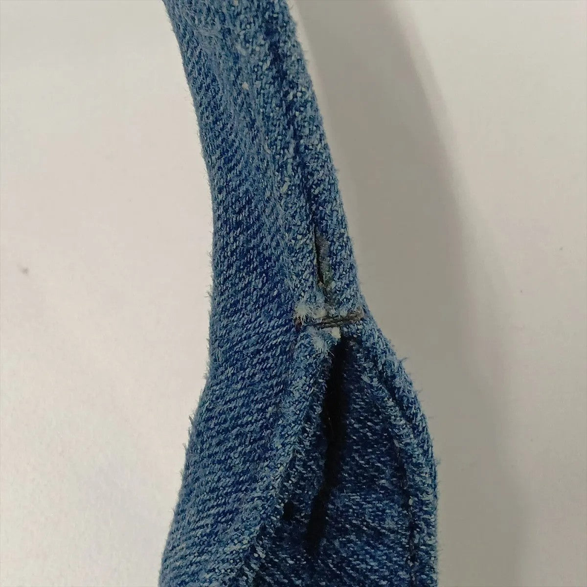 Prada Canapa Handbag Denim Blue