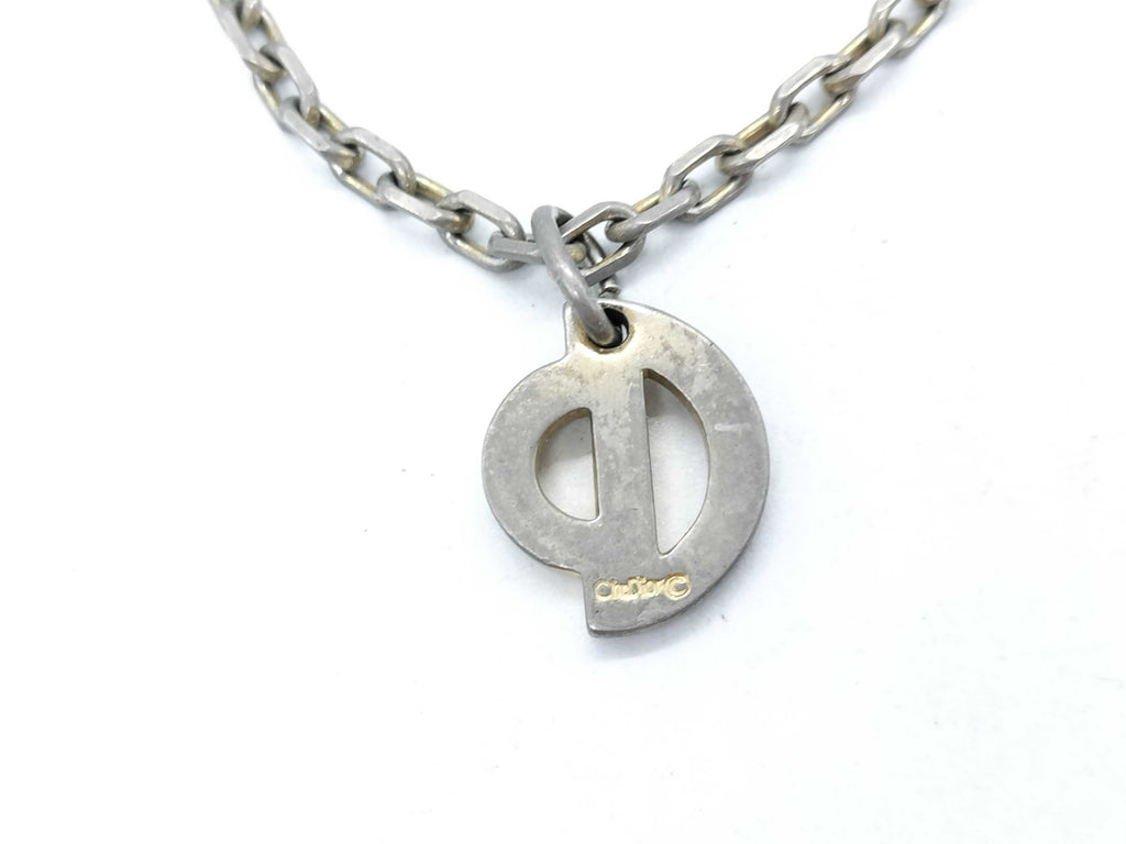 Vintage Christian Dior Logo Charm Bracelet