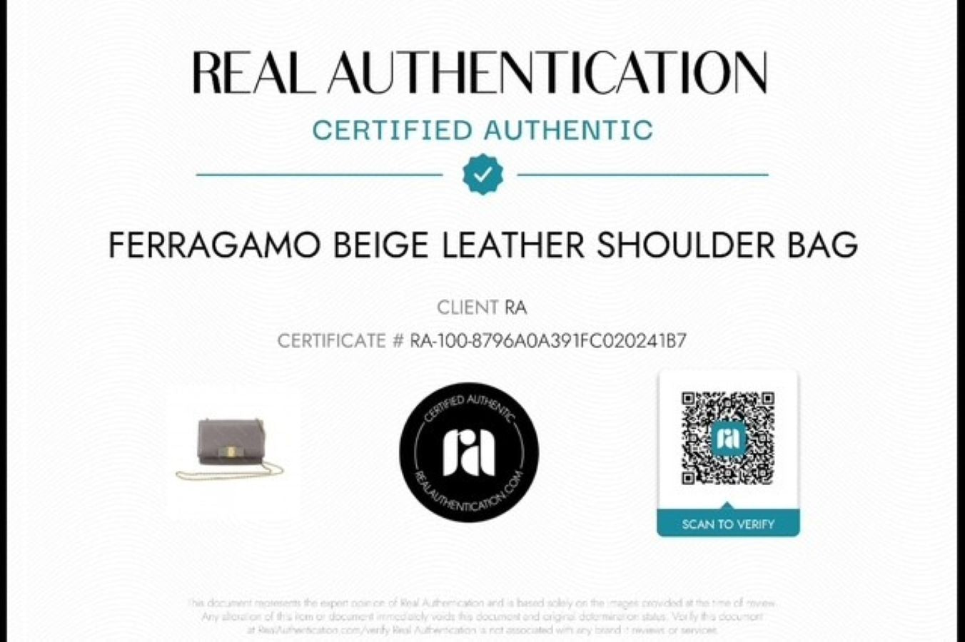 Ferragamo Vara Bow Shoulder Bag – Gray Leather