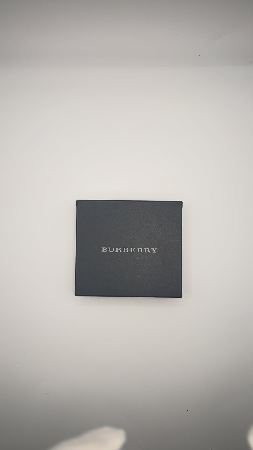 Burberry Black Leather Coin Purse with Box