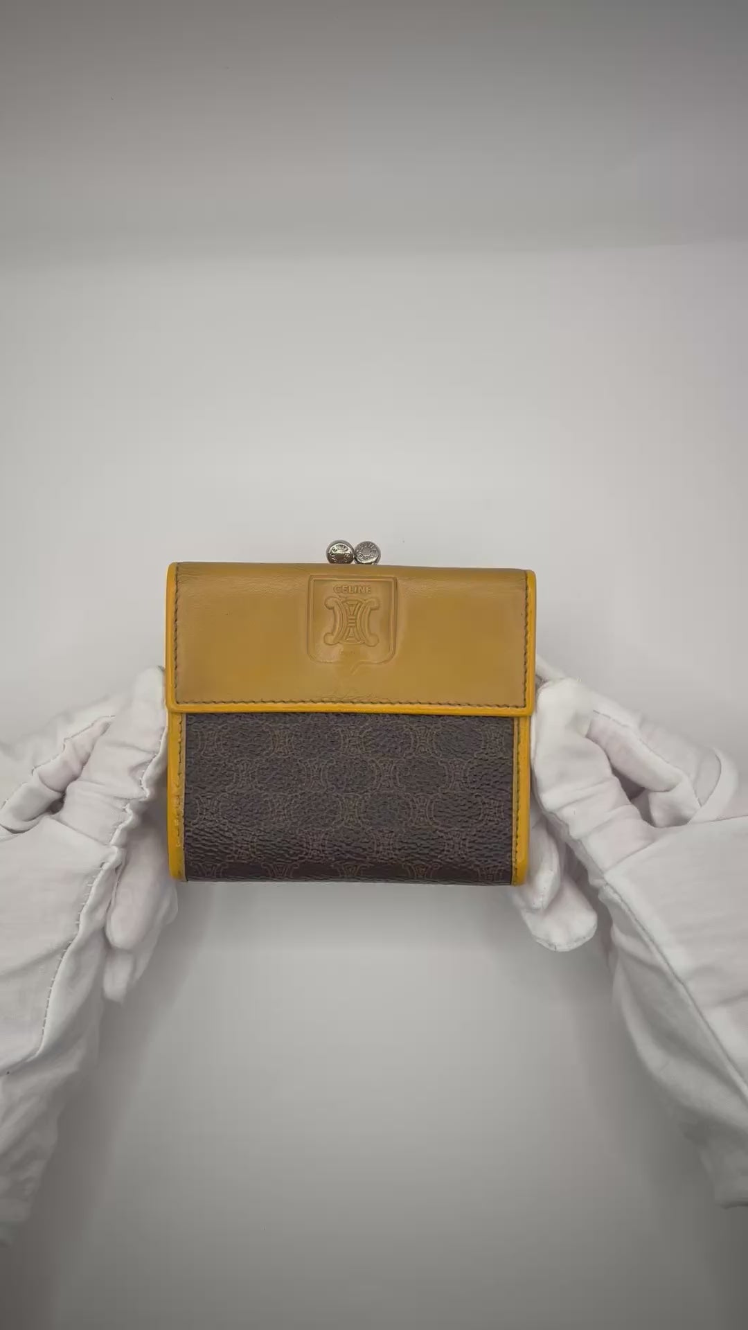 Céline Macadam Triomphe Frame Wallet