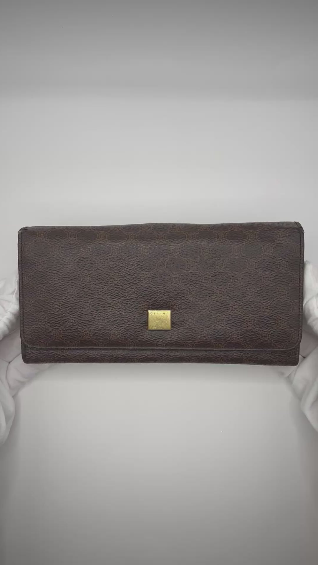 Céline Macadam Triomphe bifold wallet