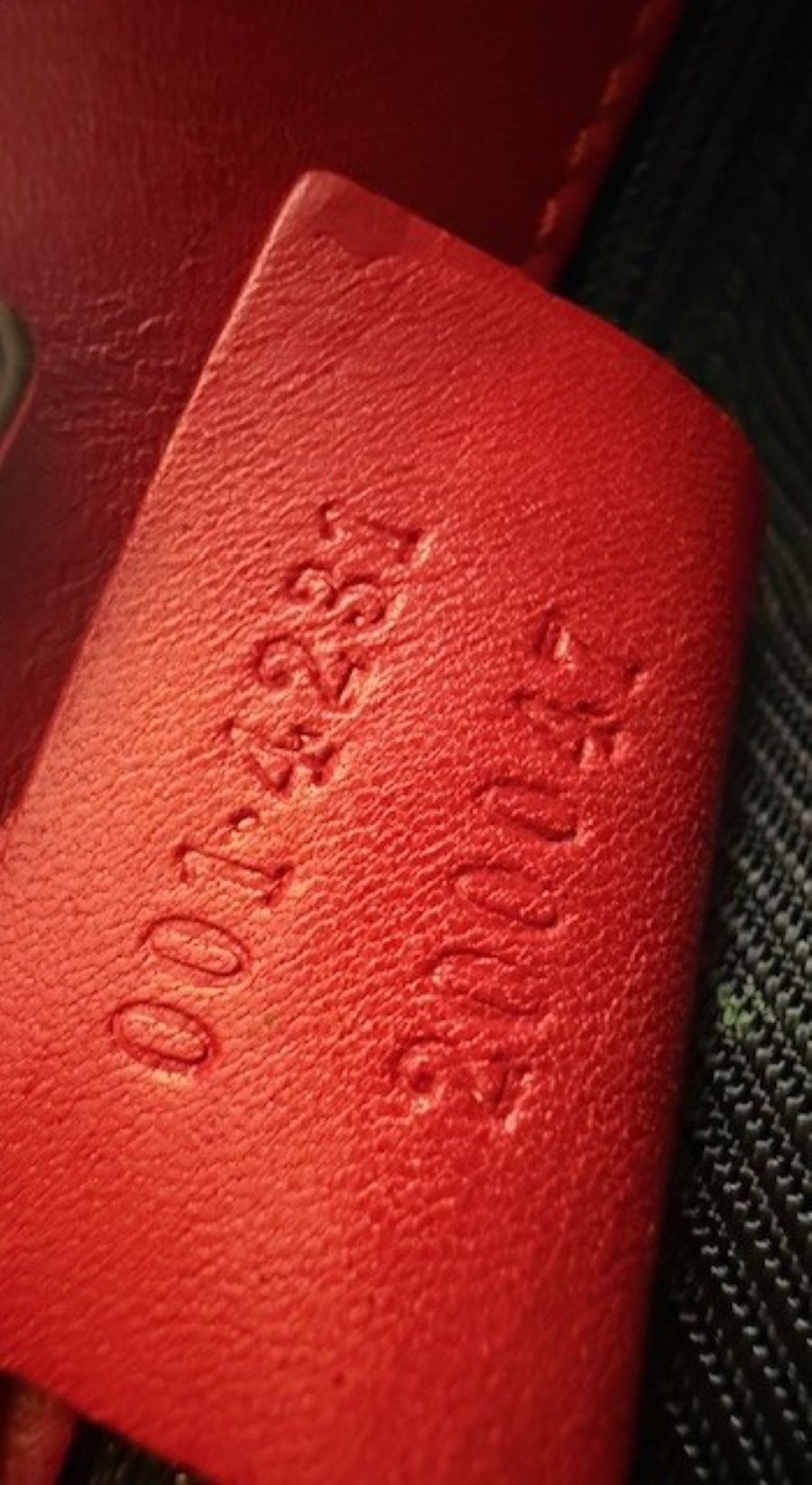 Gucci GG Supreme Canvas Shoulder Bag with Red Leather Trim