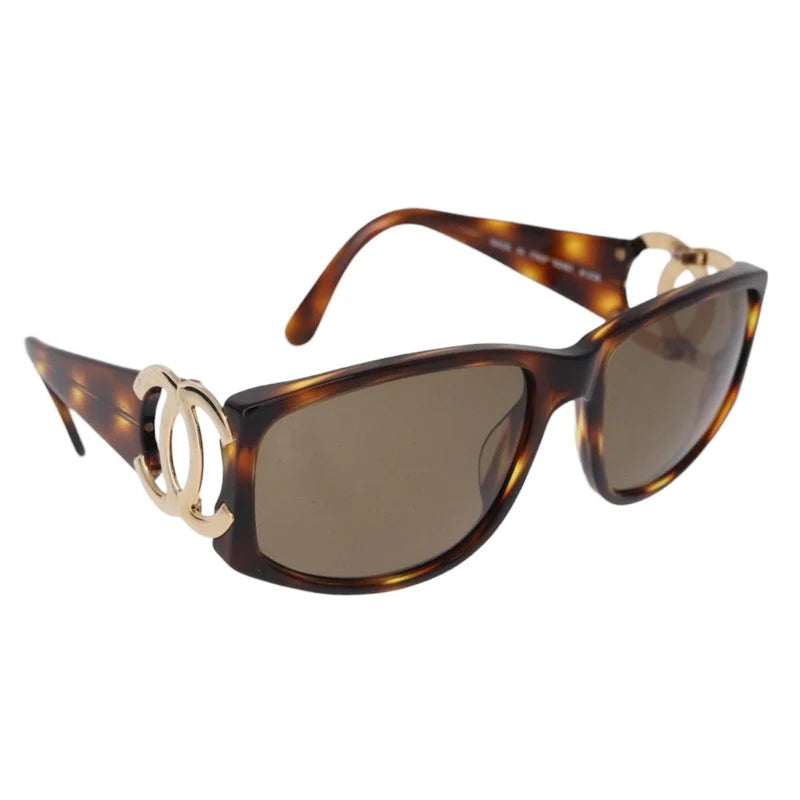 Vintage Chanel 02461 CC Logo Sunglasses — Tortoise & Gold