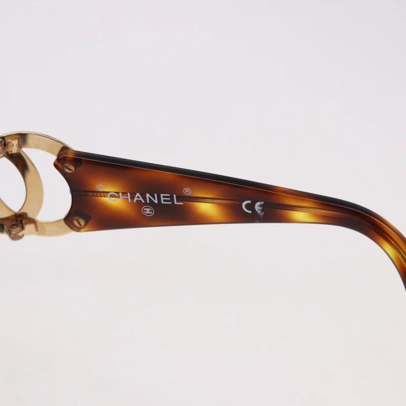 Vintage Chanel 02461 CC Logo Sunglasses — Tortoise & Gold