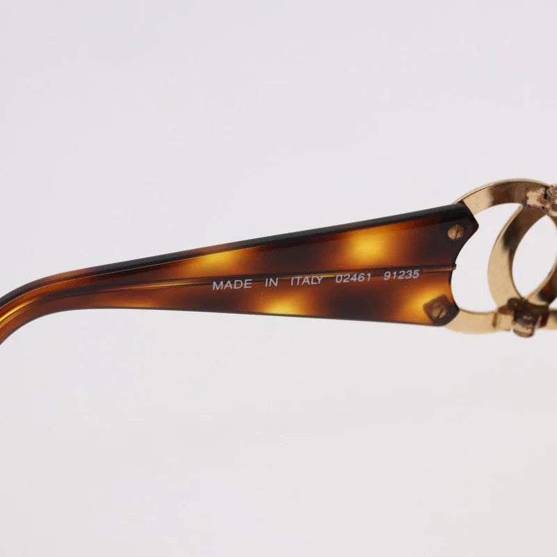 Vintage Chanel 02461 CC Logo Sunglasses — Tortoise & Gold
