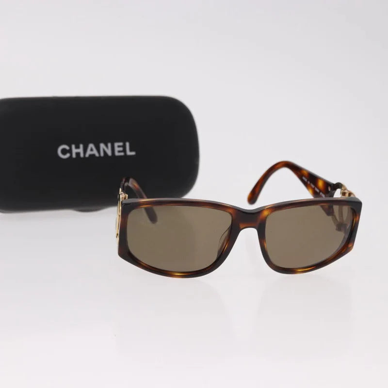 Vintage Chanel 02461 CC Logo Sunglasses — Tortoise & Gold