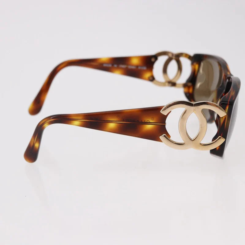 Vintage Chanel 02461 CC Logo Sunglasses — Tortoise & Gold