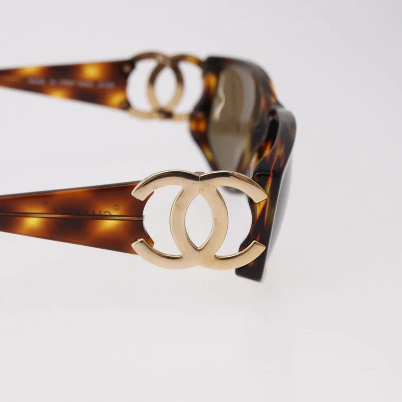 Vintage Chanel 02461 CC Logo Sunglasses — Tortoise & Gold