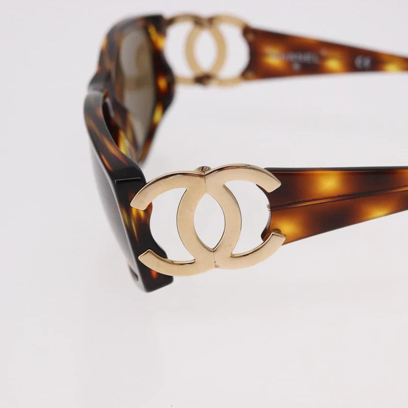 Vintage Chanel 02461 CC Logo Sunglasses — Tortoise & Gold
