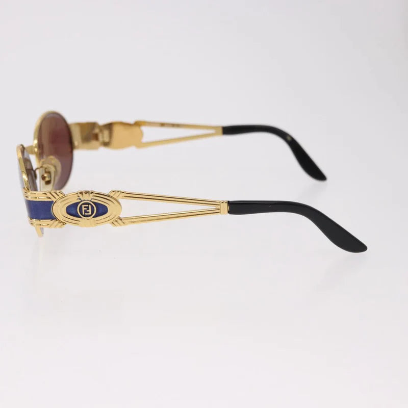 Fendi SL 7040 Vintage Sunglasses — Gold & Cobalt
